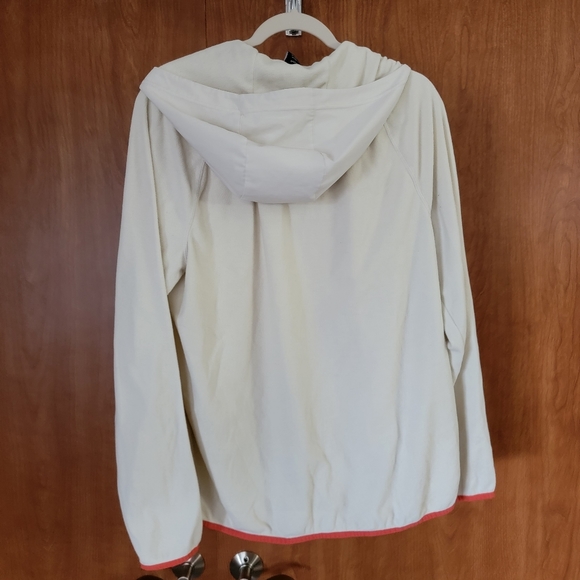 BOGO Unipro Quick Dry Cream/Orange Fleece Hoodie Size Large - Picture 4 of 4